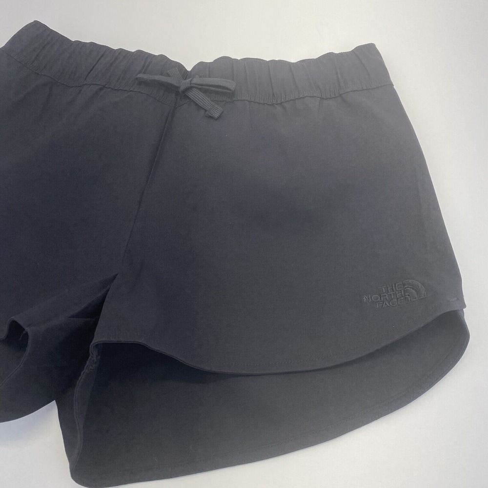 The North Face Women's Class V Mini Shorts Size S Black Drawstring Pocket New - Picture 16 of 16